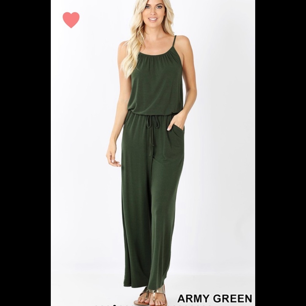 Army Green Jumpsuit 💚